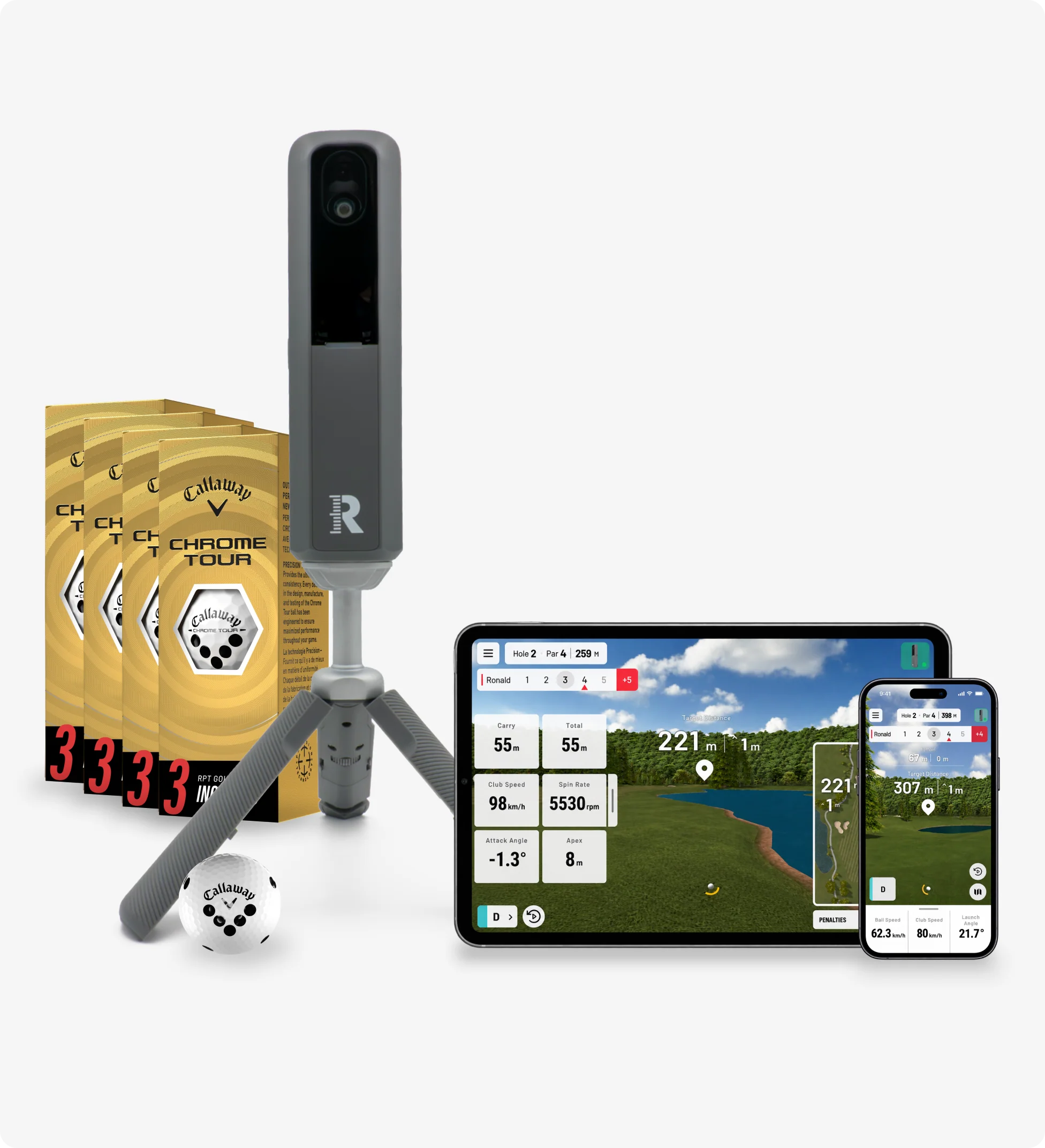 Rapsodo MLM2XPRO 移动高尔夫挥杆监测器与模拟器