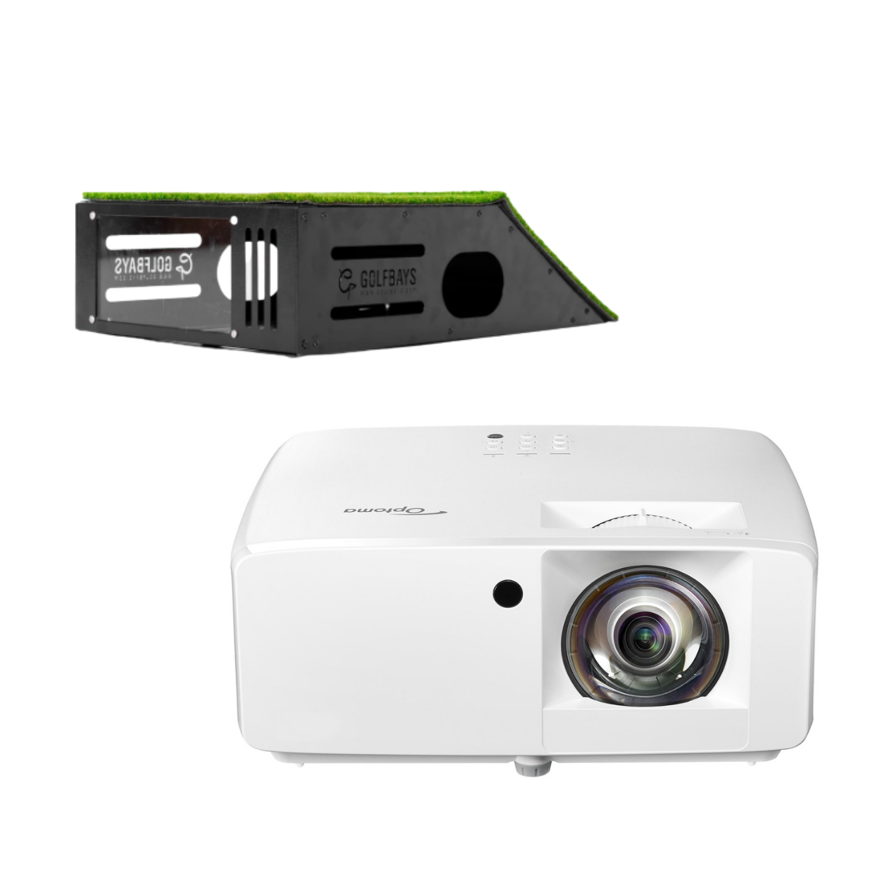 Optoma ZH451ST 投影仪 + GolfBays 落地支架收纳箱