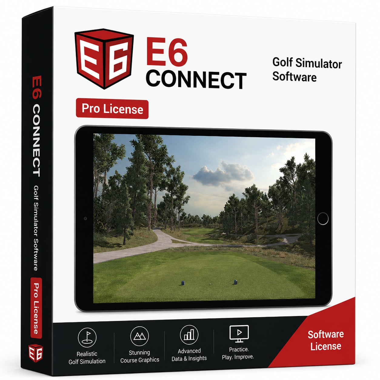 E6 高尔夫模拟器软件 - TruGolf E6 Connect 许可证
