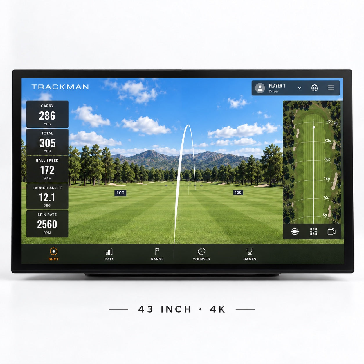 Golfbays 4K触摸屏显示器 43"