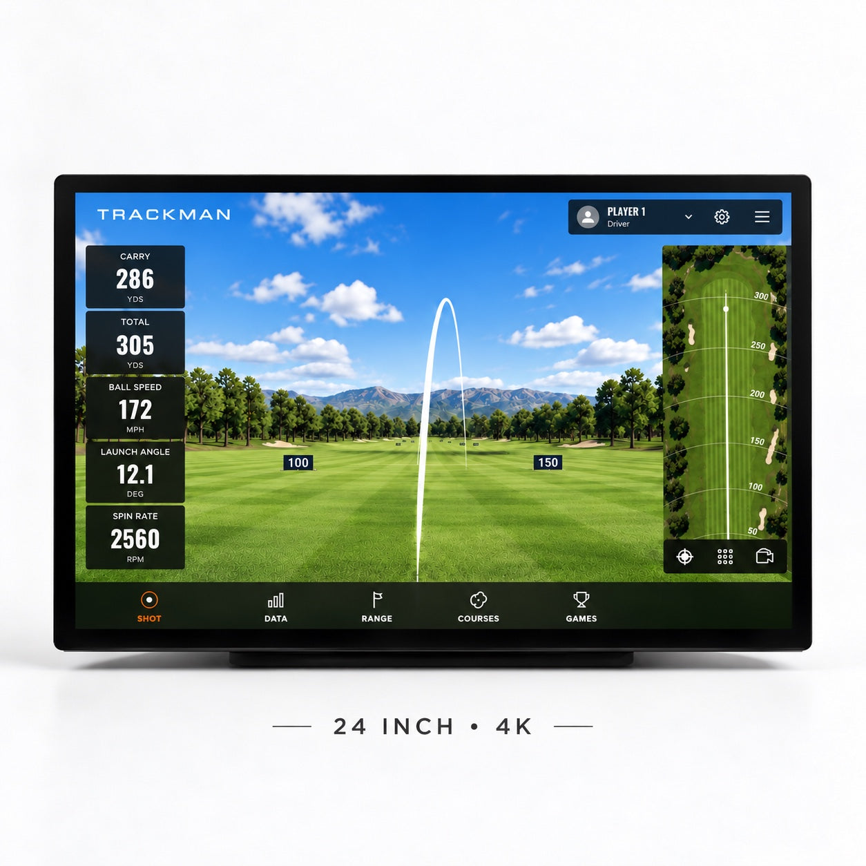Golfbays 4K 触摸屏显示器 24"