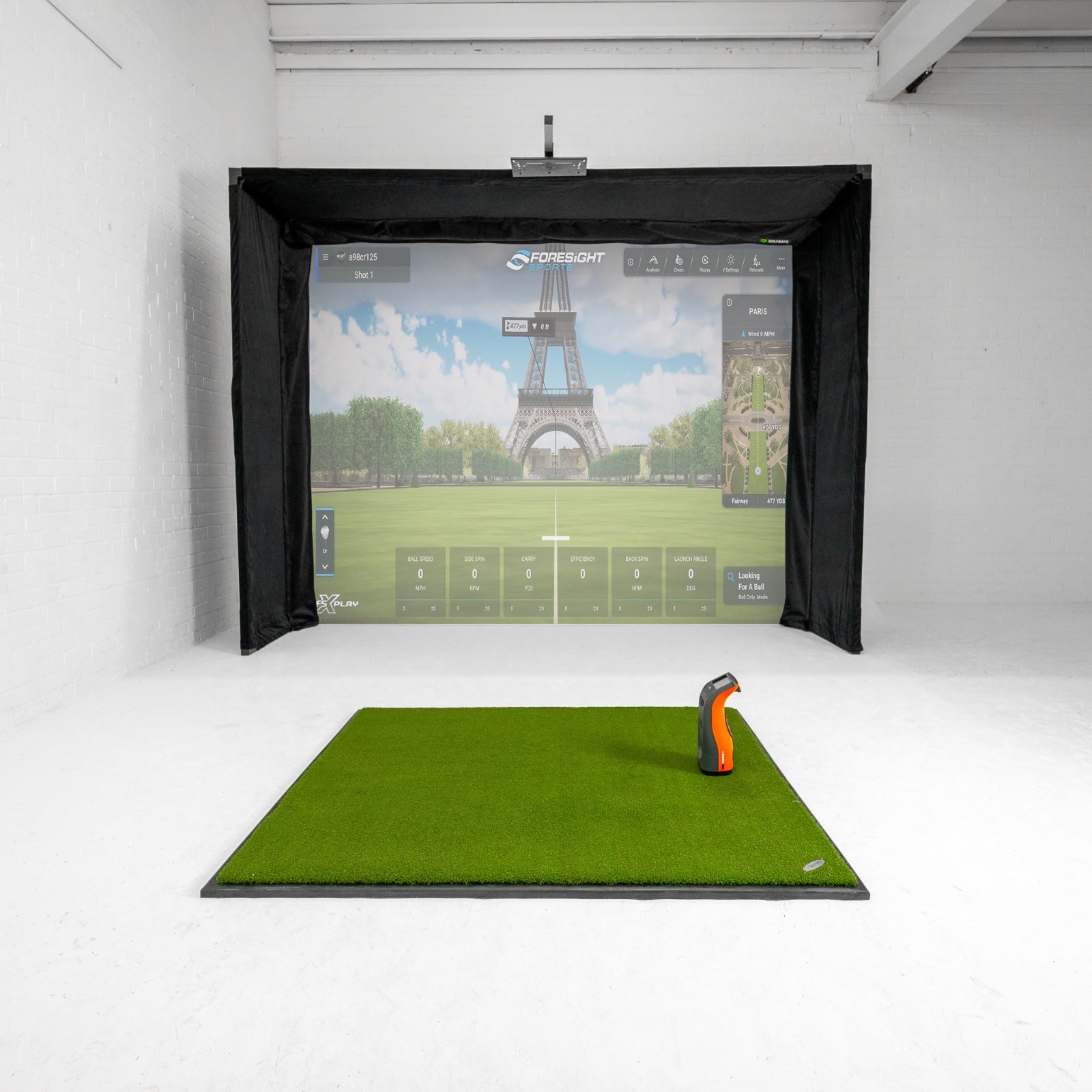 Foresight GC3 GolfBays Lux 家用高尔夫模拟器全套装